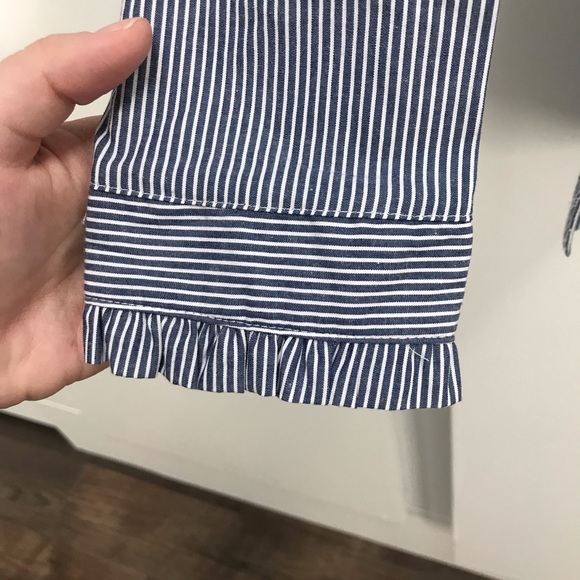 NEVER WORN pinstripe blouse - Picture 3 of 3